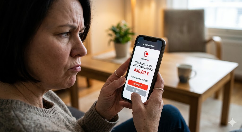Mobilepay-huijaus: näin tunnistat ja vältät digitaaliset maksupetokset