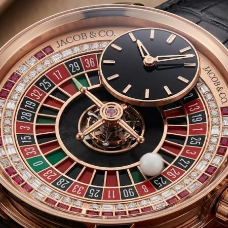 Roulette watch: Esittelyssä Jacob and Co Roulette Watch ja kellomaailman upeimmat kasinokellot